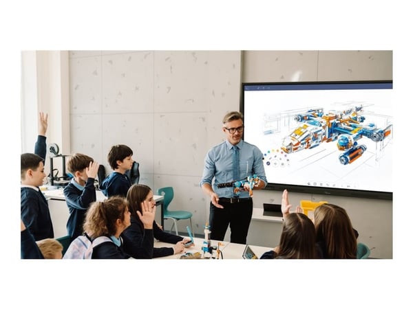 Optoma Creative Touch 3653RK - 65" Diagonalklasse 3-Series LED-bakgrunnsbelyst LCD-skjerm - interaktiv - med pekeskjerm (multiberørings) - Android ...