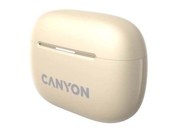 Canyon OnGo 10 - True wireless-hodetelefoner med mikrofon - i øret - Bluetooth - aktiv støydemping - beige