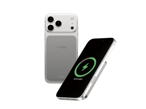 empower by PanzerGlass - Strømbank - 5000 mAh (USB-C) - titan