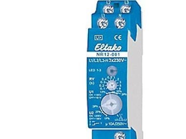 Eltako 22001330, Rotasjonsbryter, 1P, Blå, 230 V, 16 A, 18 mm