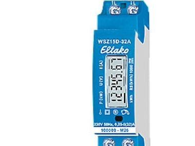 Eltako 28032015, Elektronisk, Innland, Strømeffektivitet, Blå, LCD, 50 MHz