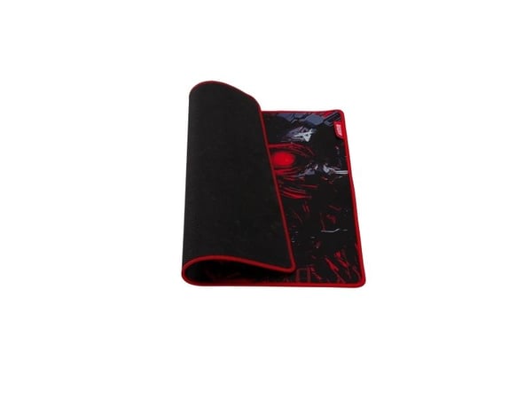 Musematte, Noob L, for gaming, svart og rød, 450 x 400 x 3 mm, Marvo
