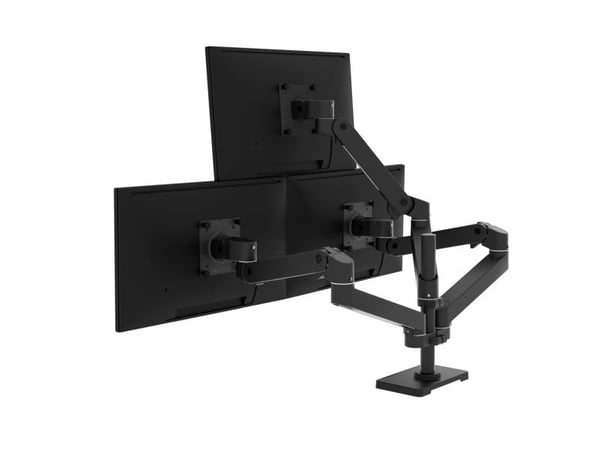 Ergotron LX Pro - Monteringskomponent (krage) - side ved side - dual konverteringssett - aluminium, stål - svart - stangmonterbar - for P/N: 45-683...