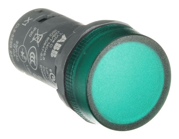 ABB CL2-523G, LED-elementti, Vihreä, IP66, IP67, IP69, AC, 30 mm, 52 mm