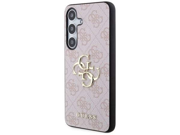 Guess 4G stort metall-logo-etuiet til Samsung Galaxy S24 - rosa