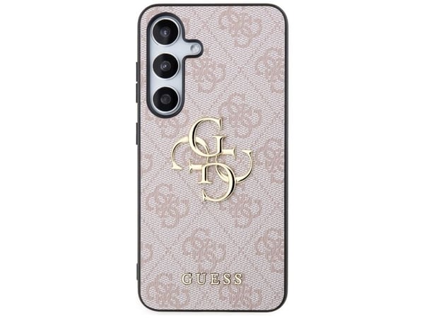 Guess 4G stort metall-logo-etuiet til Samsung Galaxy S24 - rosa