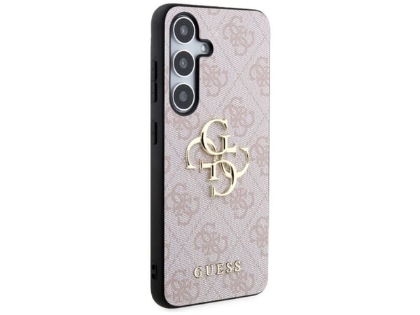 Guess 4G stort metall-logo-etuiet til Samsung Galaxy S24 - rosa