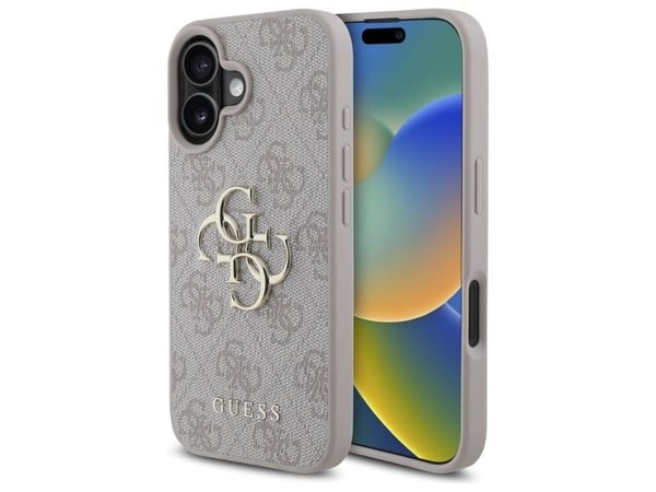 Guess 4G Big Logo cap for iPhone 16 6,1" GUHCP16S4GMGPI rosa