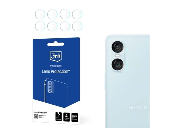 3MK hybridglass - skjermbeskytter for Sony Xperia 10 VI (4-pakning)