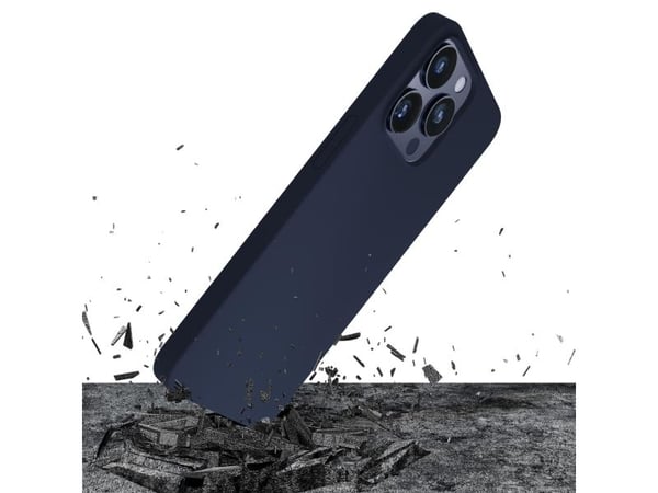 3MK silikondeksel til iPhone 16 Pro 6,3" mørkeblå/mørk marine