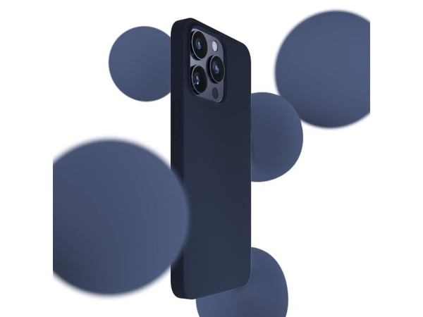 3MK silikondeksel til iPhone 16 Pro 6,3" mørkeblå/mørk marine