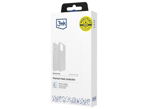 3MK silikondeksel til iPhone 16 Pro 6,3" mørkeblå/mørk marine