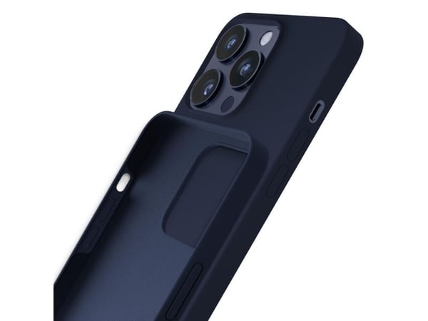 3MK Silikonikotelo iPhone 16 Pro Max 6.9" tummansininen / tumma navy tummansininen