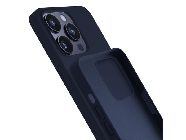 3MK silikondeksel til iPhone 16 Pro Max 6,9" mørkeblå/mørk marineblå