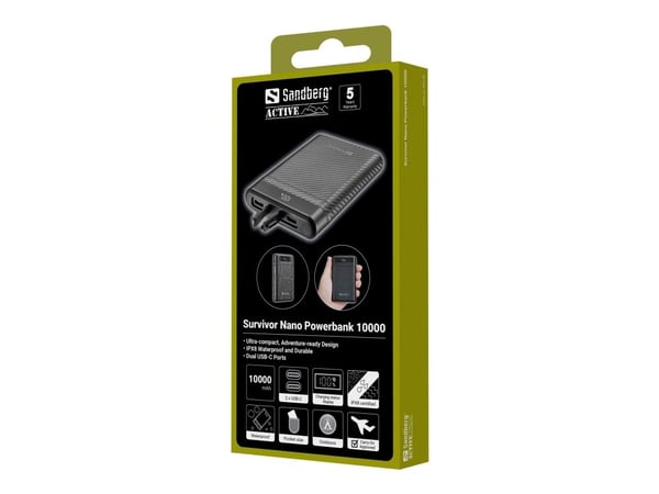 Sandberg Survivor Nano Powerbank 10000