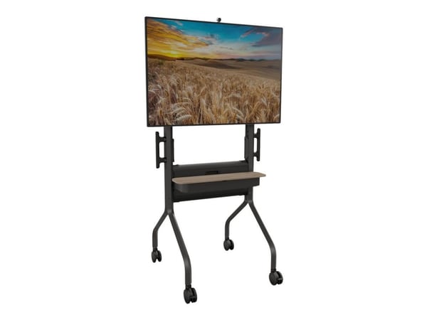Chief Voyager Height Adjustable AV TV Cart - For LCD Displays 50-70" - Black - Vagn - för platt panel/videokonferenssystem - svart - skärmstorlek: ...