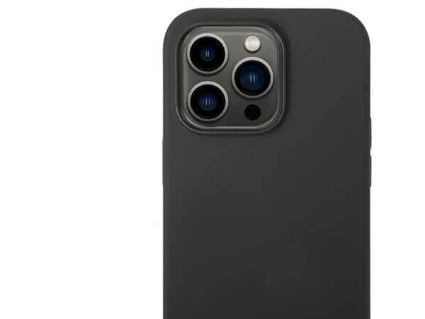 Guess telefono dėklas iPhone 14 Pro Max 6,7 GUHCP14XSLSMK juodas hard telefono dėklas Silikoninis Vintage auksinis Logo