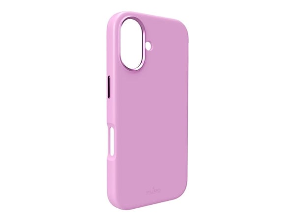 PURO Icon Mag Pro - Baksidedeksel for mobiltelefon - MagSafe-samsvar - væskesilikon - coraltastisk - for Apple iPhone 16 Plus