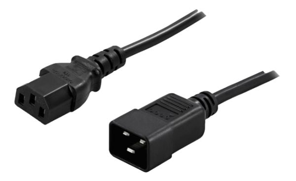 Natec virtajohdon jatkokaapeli IEC 320 C13- C20 1.8M Powerwalker Musta (91010041)
