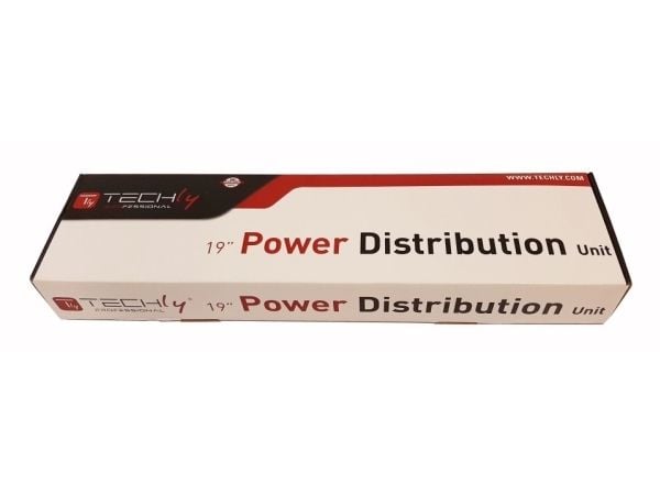 Techly I-CASE STRIP-815I, 1.5U, Vaaka, Musta, 8 AC-pistorasia(a), Tyyppi F, Tyyppi F