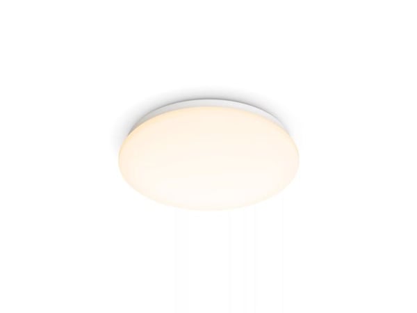 Philips Funksjonell Moire-taklampe, 6 W, LED, Ikke-utskiftbare pærer, 2700 K, 600 lm, IP20, Hvit