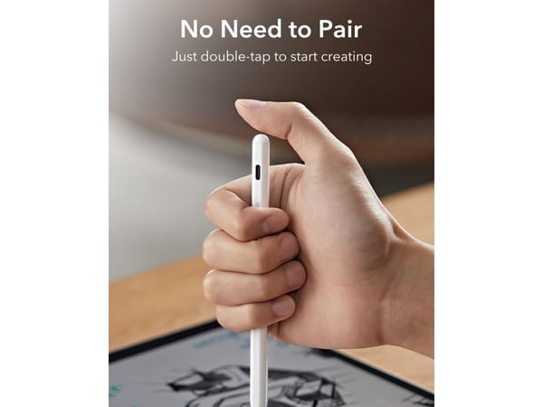 esr 4894240164952, Surfplatta, Apple, Vit, works with iPad released in 2018 or later (iOS 12.2+), including iPad Pro 13"/11" (M5/M4)..., Vit, Synte...