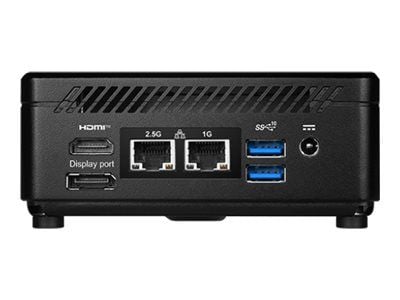 MSI Cubi 5 12M-407BEU, 0.66L sized PC, Mini PC barebone, Ethernet LAN, Wi-Fi 6E (802.11ax), 65 W