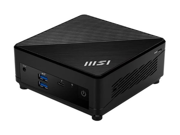 MSI Cubi 5 12M-407BEU, 0.66L sized PC, Mini PC barebone, Ethernet LAN, Wi-Fi 6E (802.11ax), 65 W