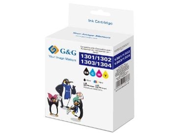 G&G 14814, Musta, Syaani, Magenta, Keltainen, 1 kpl, Monipakkaus