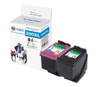 G&G NH-RC641E/RC644E, Høyt (XL) utbytte, Svart, Hvit, 18 ml, 18 ml, 1 stykker, 600 sider