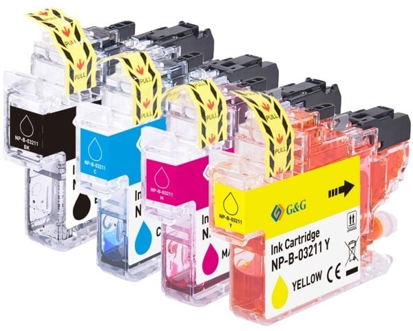 G&amp;G Ink Yhteensopiva GP-B3211BKCMY-4P