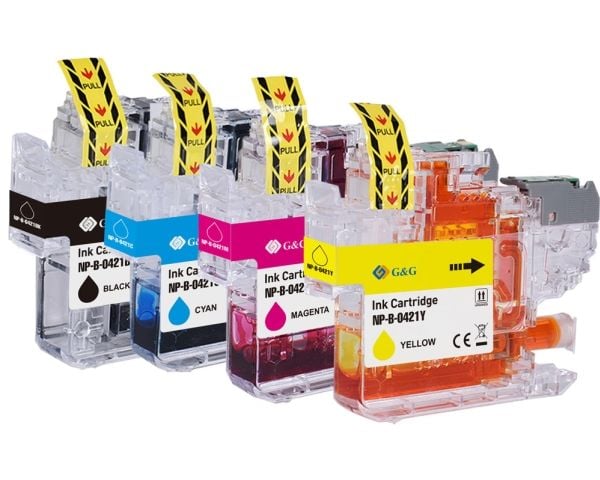 G&amp;G Ink Combo Pack yhteensopiva GP-B421BKCMY-4P