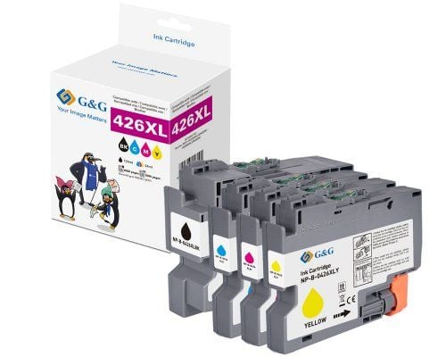 G&G Ink Combi Pack Yhteensopiva GP-B426XLBKCMY-4P mustepakkaus
