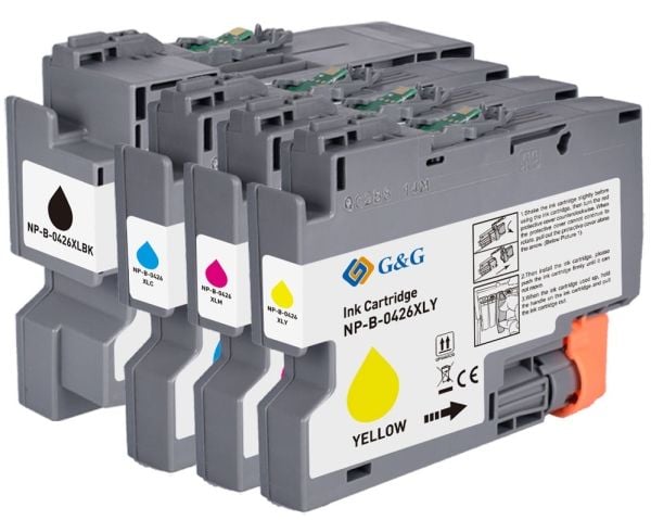 G&G Ink Combi Pack Yhteensopiva GP-B426XLBKCMY-4P mustepakkaus