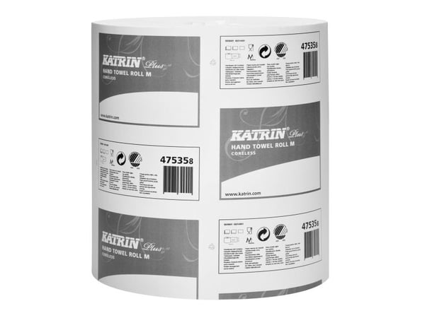 Handdukspapper Katrin 475355 Plus M Coreless medium, förpackning 6 st