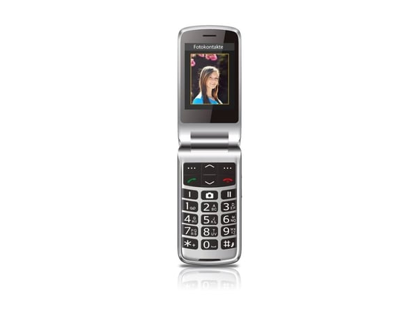Beafon SL645, Avattava, Yksittäinen SIM, 7,11 cm (2.8"), 3 MP, 1000 mAh, musta, Hopea