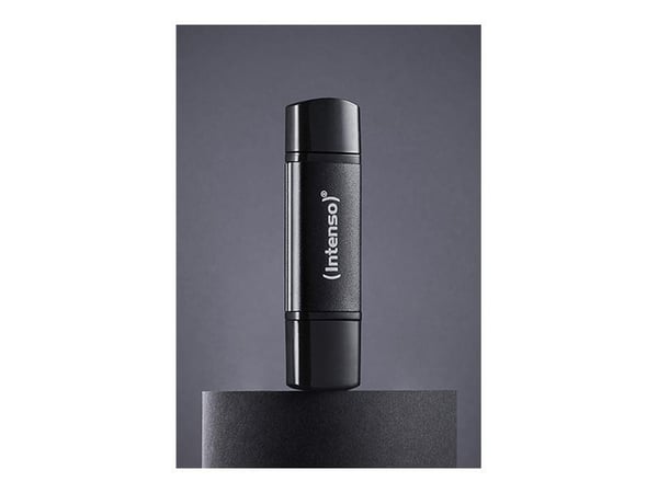 Intenso Flex Line - USB flash-enhet - 256 GB - USB 3.2 Gen 1 / USB-C - svart