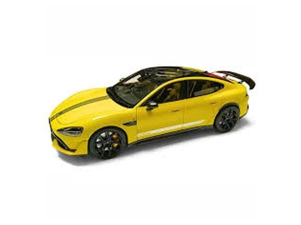 Xiaomi BHR08KQGL, Klassisk bil, Montert på forhånd, 1:18, Xiaomi SU7, Alle kjønn, Akrylonitril-butadien-styren (ABS), Polyvinylklorid (PVC), Styren...