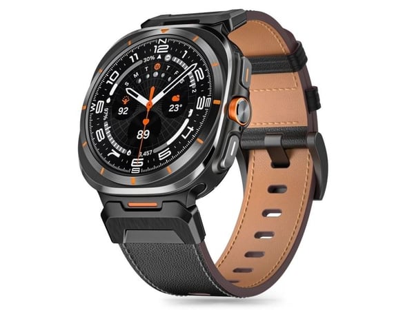 Tech-Protect TECH-PROTECT DELTA PRO SAMSUNG GALAXY WATCH ULTRA (47 MM) LEATHER BLACK