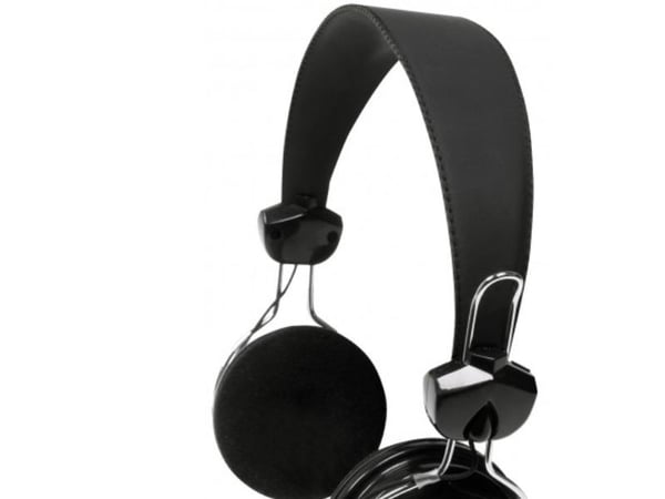 Mediatech MT3505, Hörlurar, Huvudband, Svart, Rotations-, 2,5 m, Kabel