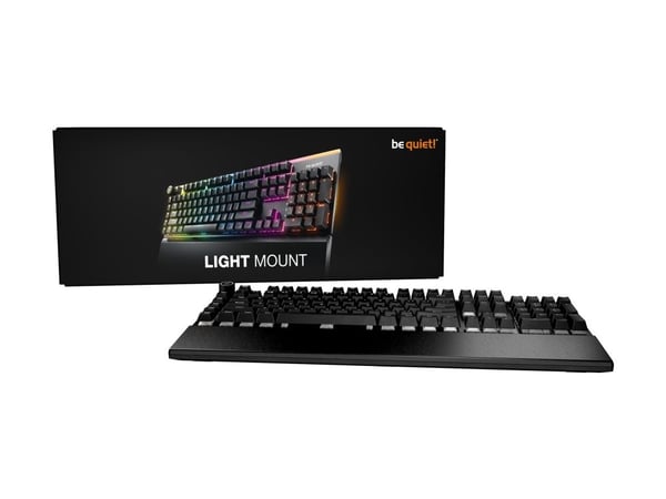 be quiet! Light Mount - Silent Tactile - US ANSI - QWERTY - USB, tastatur