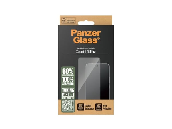 PanzerGlass - For mobiltelefon - glass