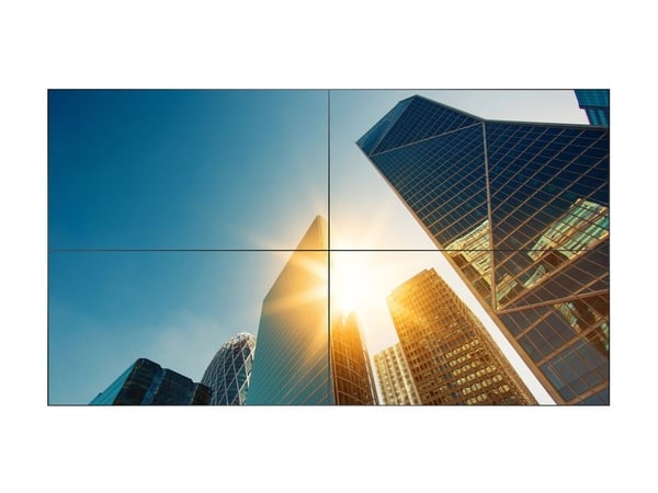 Philips 55BDL8007X - X-Line LED-backlit LCD video wall - intelligent skilting - 1920 x 1080 55" - 4 x - Direct LED