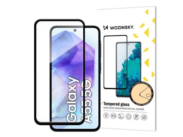 Wozinsky superhard herdet glass Full Glue for hele skjermen Samsung Galaxy A56 / A36