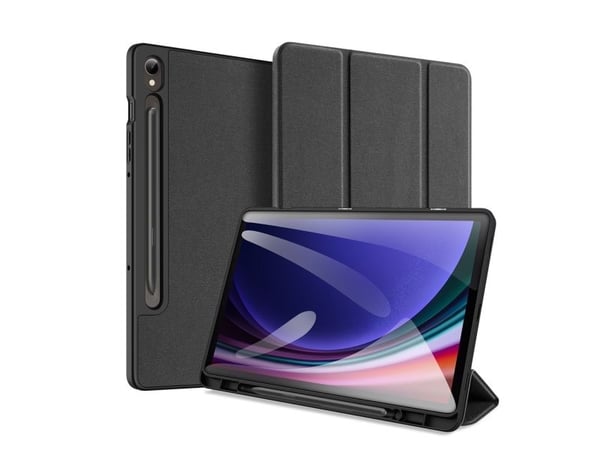 Etui av podstawką Dux Ducis Domo Samsung Galaxy Tab S9 FE - sort