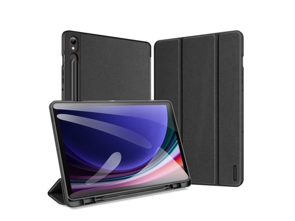 Etui av podstawką Dux Ducis Domo Samsung Galaxy Tab S9 FE - sort