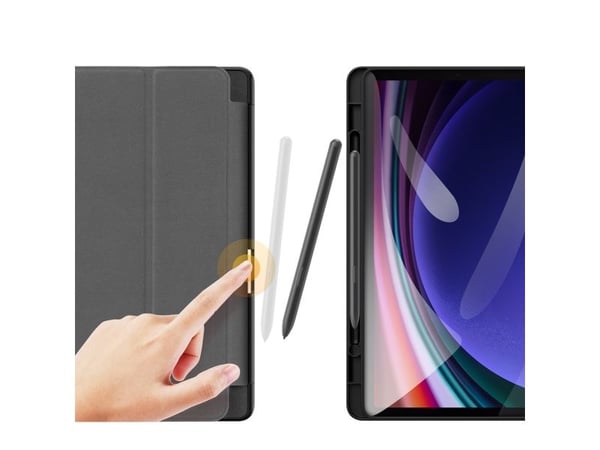 Etui av podstawką Dux Ducis Domo Samsung Galaxy Tab S9 FE - sort