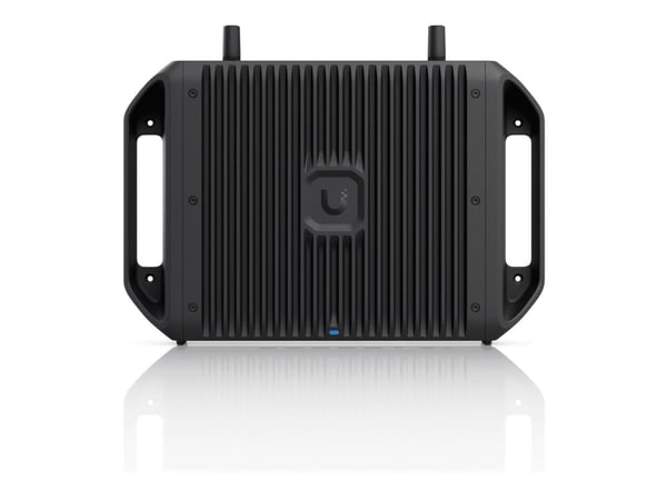 Ubiquiti UCG-Industrial, svart, rack/skap/vegg, status, intern, RP-SMA, 5 dBi