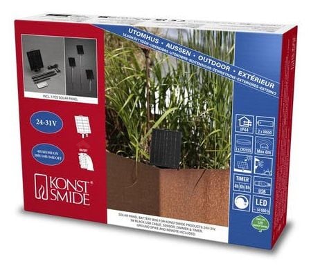 Konstsmide 3776-000, 3,7 V, 1 m, 3,7 V, Lithium, 110 mm, 25 mm