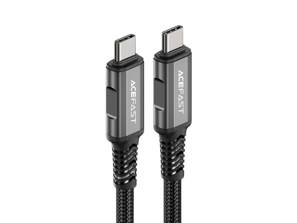USB-kabel Acefast USB-C til USB-C 1 m svart (6974316282631)